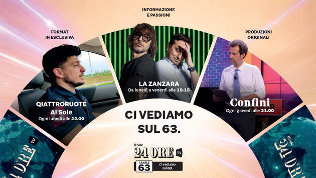 Informazione e Passioni al centro del palinsesto autunnale de IlSole24OreTV 