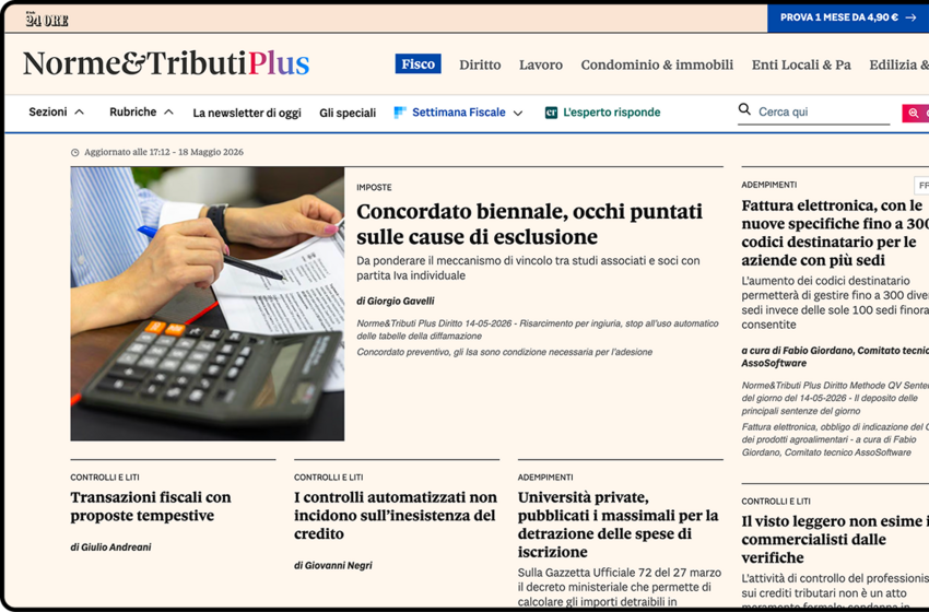 Homepage sito N&T Plus
