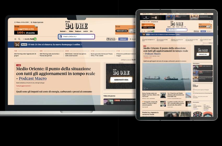Digital News Report Italia 2026: Il Sole 24 Ore primo quotidiano in Italia per affidabilità per il nono anno