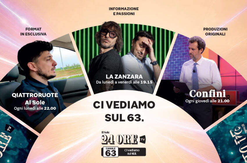 Informazione e Passioni al centro del palinsesto autunnale de IlSole24OreTV 