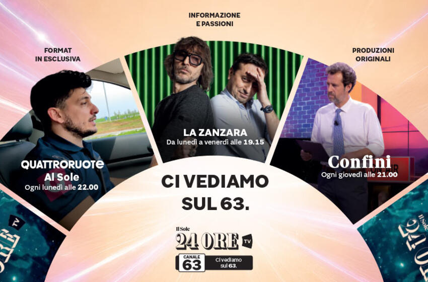 Informazione e Passioni al centro del palinsesto autunnale de IlSole24OreTV
